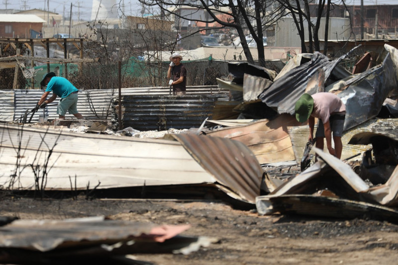 Forest fires affect central-southern Chile