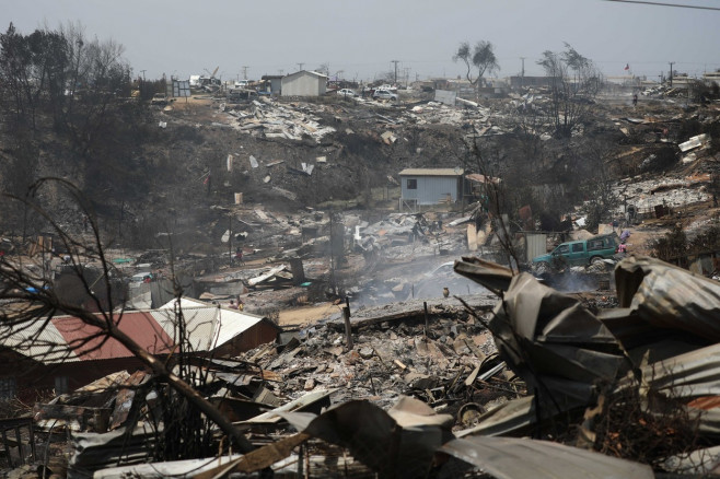 Forest fires affect central-southern Chile