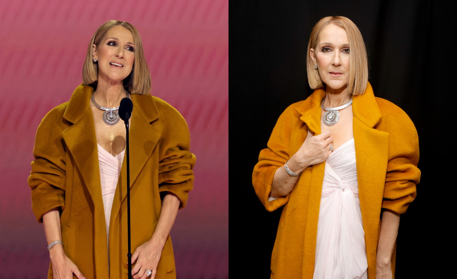 Diagnosticată cu sindromul persoanei rigide, Celine Dion a avut o apariție surpriză la Grammy 2024