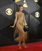 Miley Cyrus Attends the 66th Grammy Awards in Los Angeles