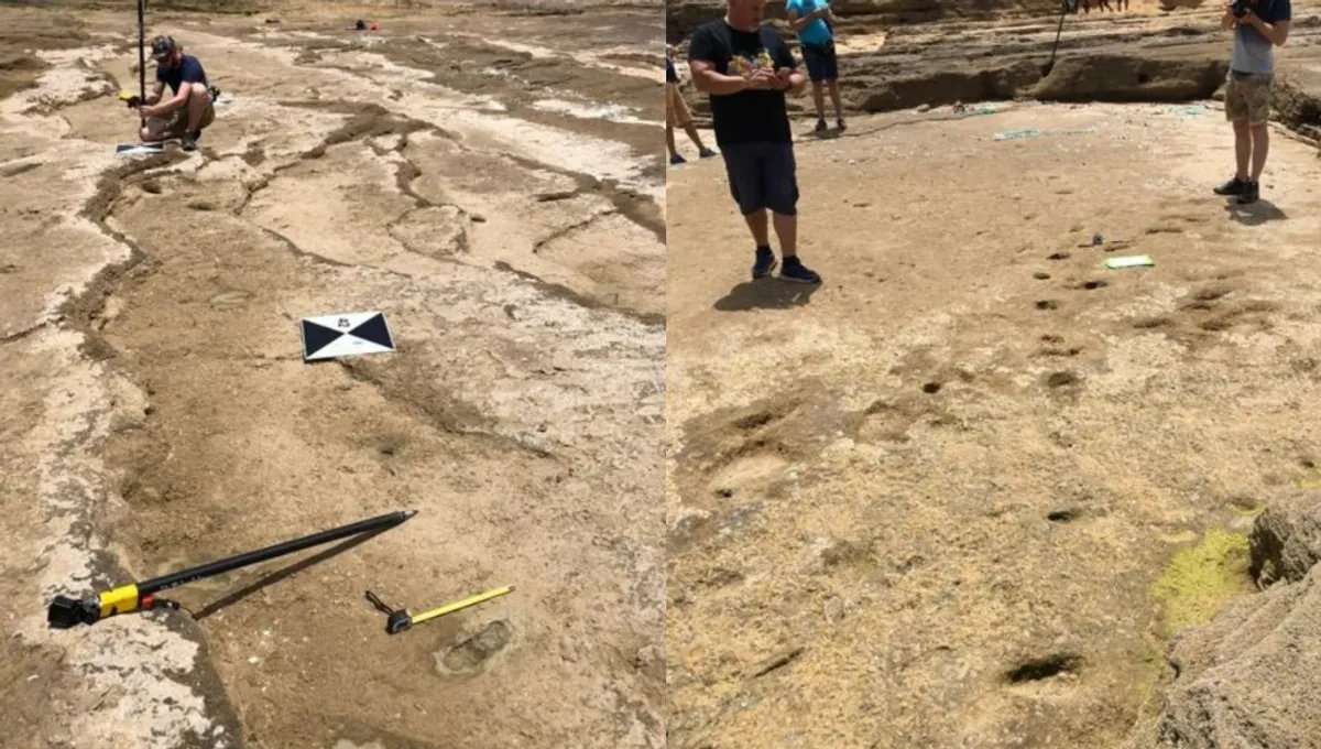 Urme de paşi umani de acum 100.000 de ani au fost descoperite pe o plajă din Maroc