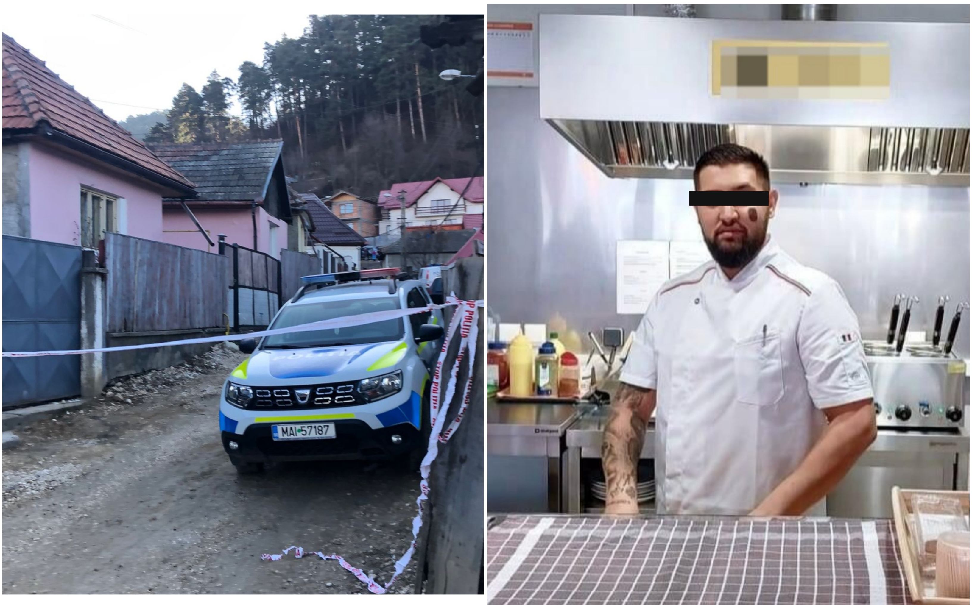Tânărul din Brașov, care și-a ucis tatăl și mama vitregă, a fost arestat. Lucra ca bucătar în Franța și venise în concediu în țară