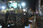 Farmers blockade of Brussels during the European summit BRUSSELS, BELGIUM - FEBRUARY 01 : Farmers blockade of Brussels d