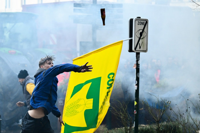 Belgium: BELGIUM BRUSSELS EUROPEAN FARMERS PROTEST