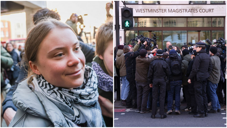 Greta Thunberg este judecată la Londra