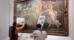 Environmental Blitz at the Uffizi Gallery in Florence, Italy - 13 Feb 2024