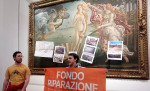 Environmental Blitz at the Uffizi Gallery in Florence, Italy - 13 Feb 2024