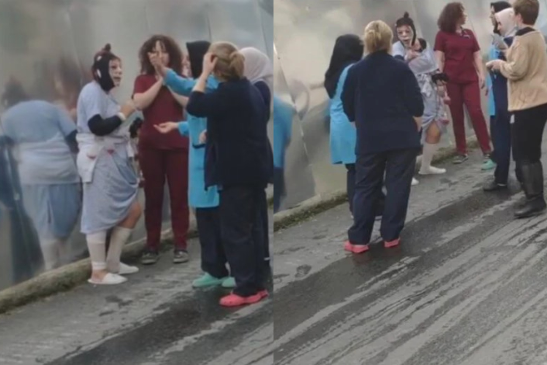 VIDEO Cu fața umflată, bandajată total și anesteziată, o femeie a fugit dintr-un spital din Turcia ca să nu plătească operația estetică