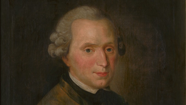 Portrait of Immanuel Kant by JOHANN CHRISTOPH FRISCH