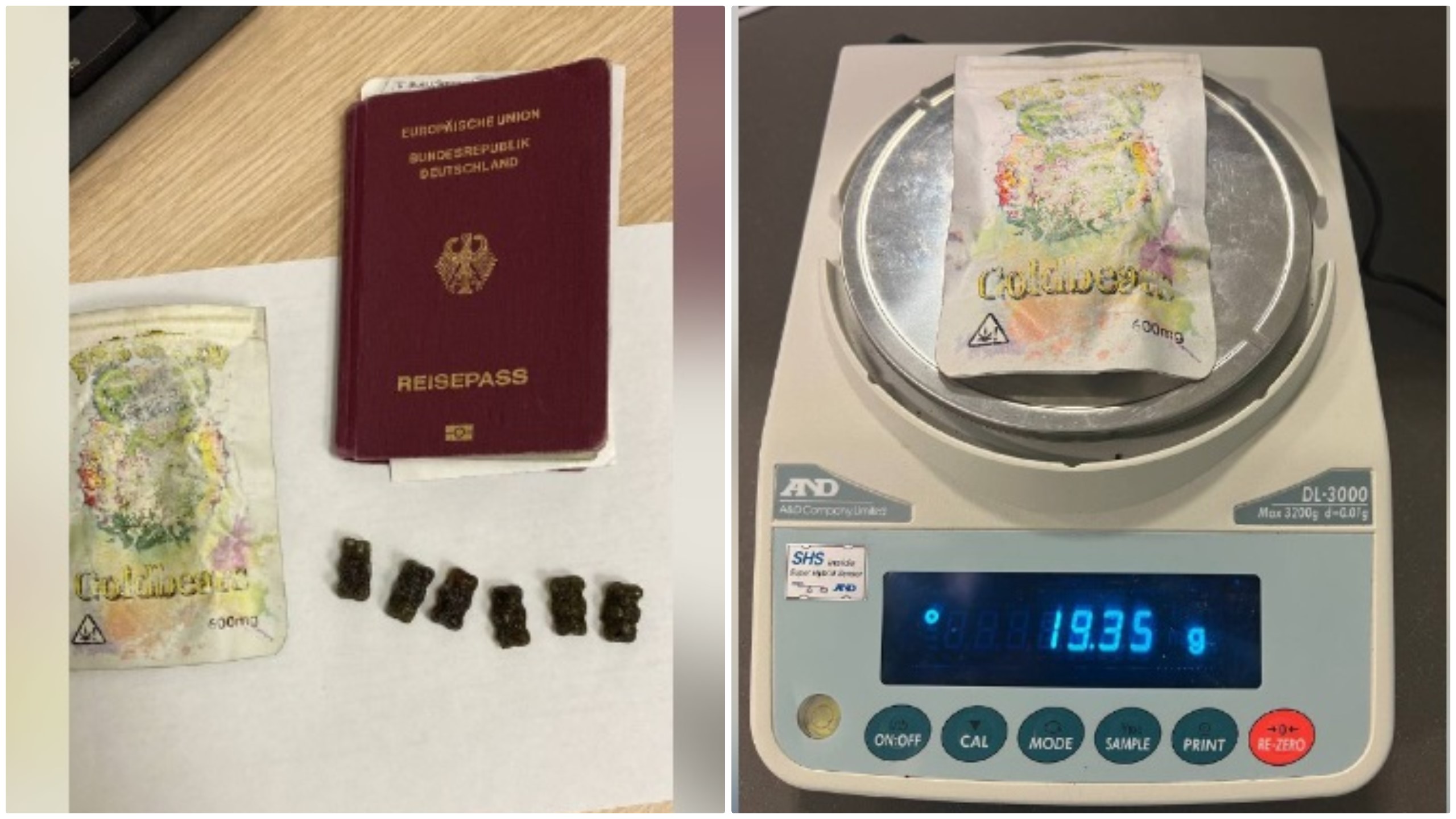 Rusia a reţinut un cetăţean german pe motiv că avea în bagaje jeleuri cu canabis