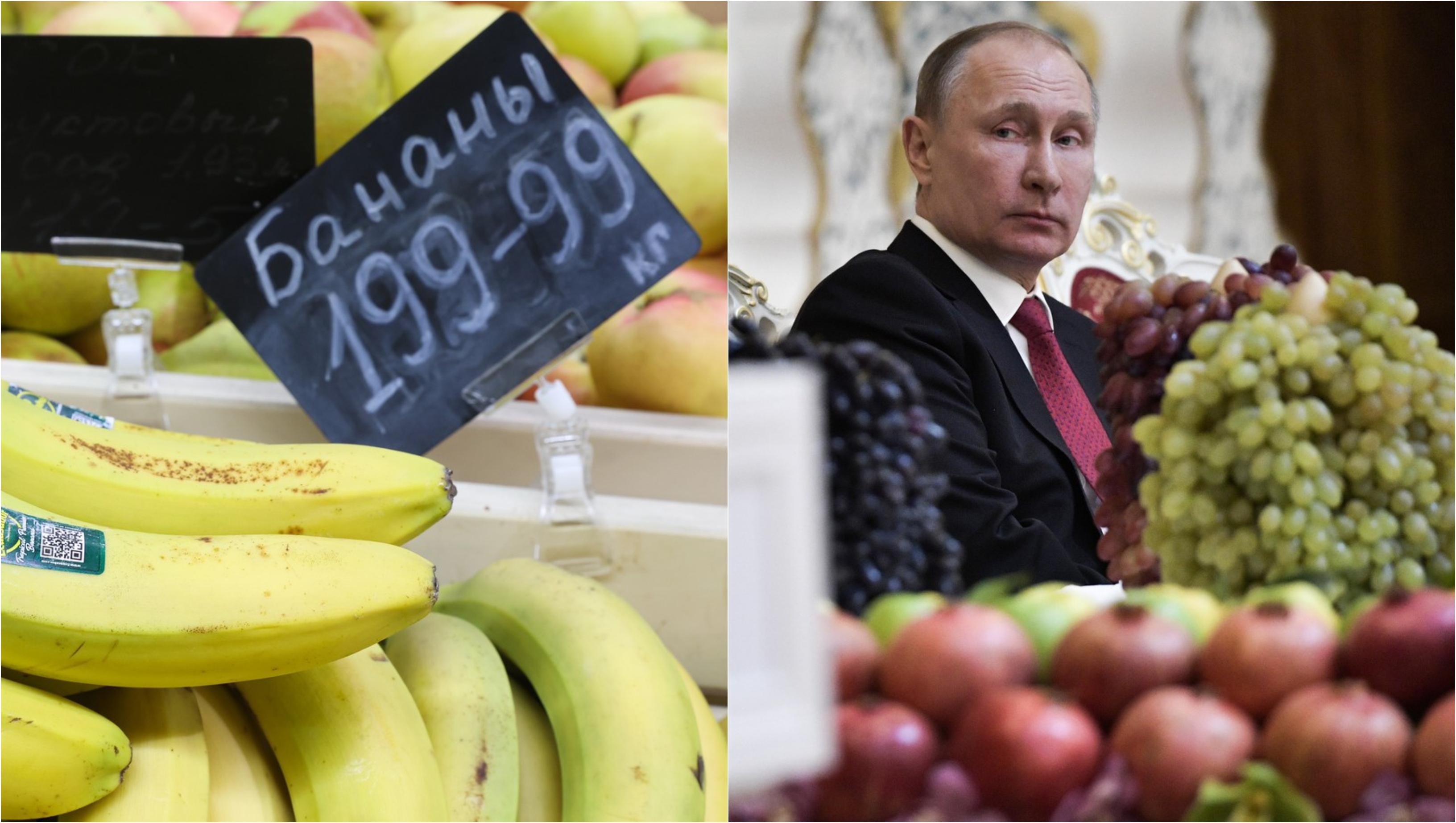 Rusia rămâne fără banane. Rușii sunt sfătuiți să își cultive singuri fructele, după ce Putin a interzis importurile din Ecuador