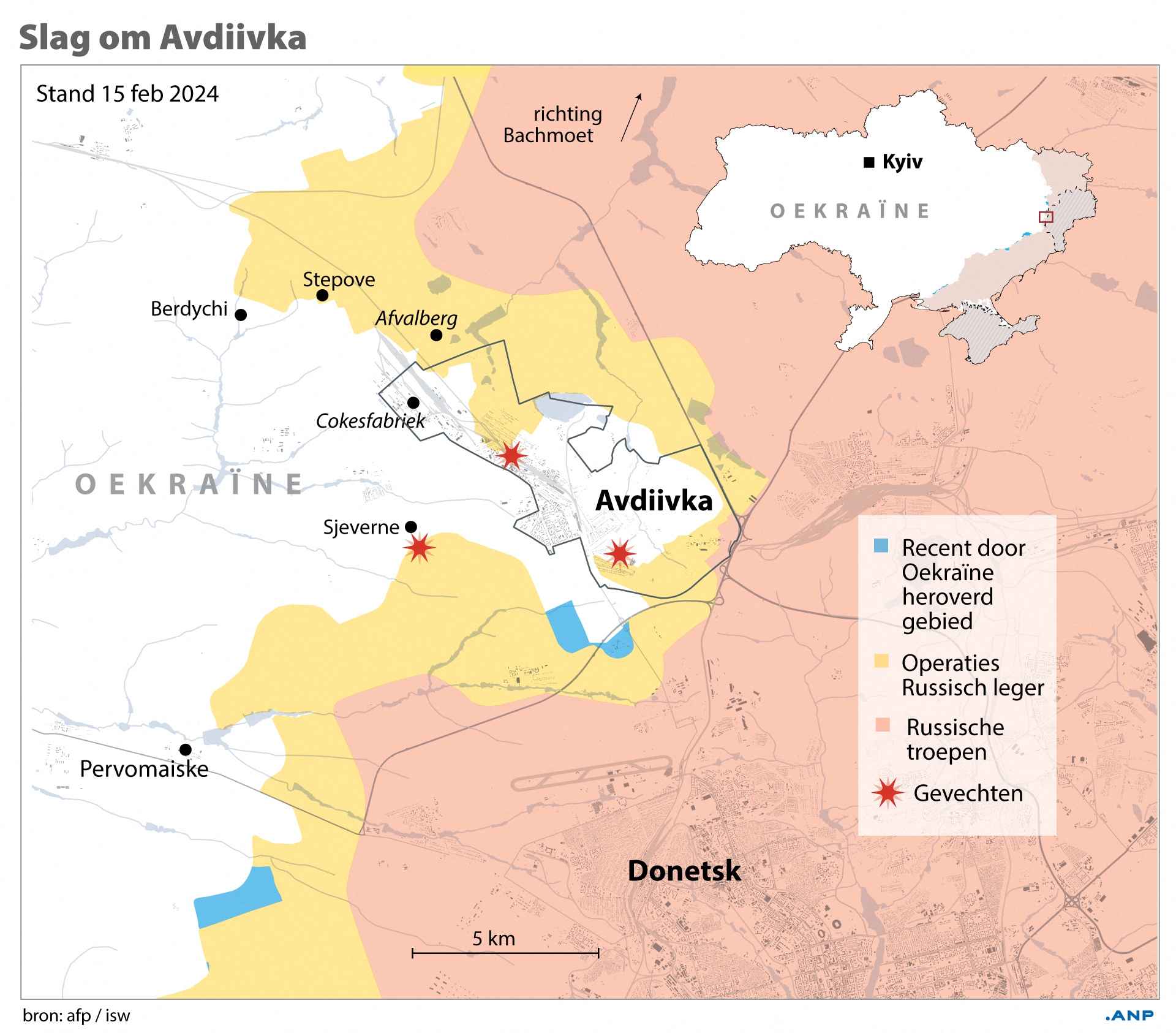 Situația la Avdiivka a devenit „extrem de critică” pentru ucraineni. Kievul trimite în zonă o brigadă compusă din foști militari „Azov”