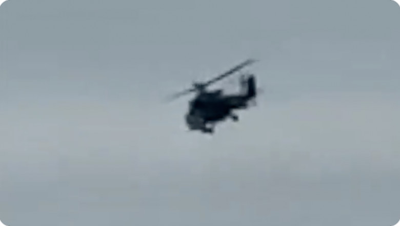 elicopter in zbor