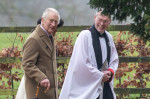 King Charles And Queen Camilla At The Morning Service At St Mary Magdalene Church In Sandringham, Norfolk, On Sunday Morning - 11th Feb 2024