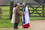 King Charles And Queen Camilla At The Morning Service At St Mary Magdalene Church In Sandringham, Norfolk, On Sunday Morning - 11th Feb 2024