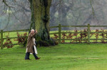 King Charles And Queen Camilla At The Morning Service At St Mary Magdalene Church In Sandringham, Norfolk, On Sunday Morning - 11th Feb 2024