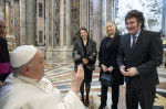 Il Papa vede Milei prima della canonizzazione di 'Mama Antula'