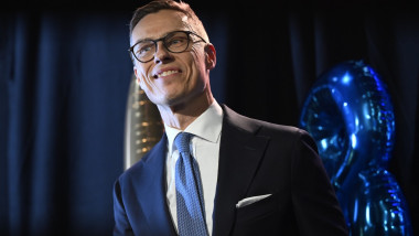 Election reception of NCP presidential candidate Alexander Stubb, Helsinki, Finland - 11 Feb 2024