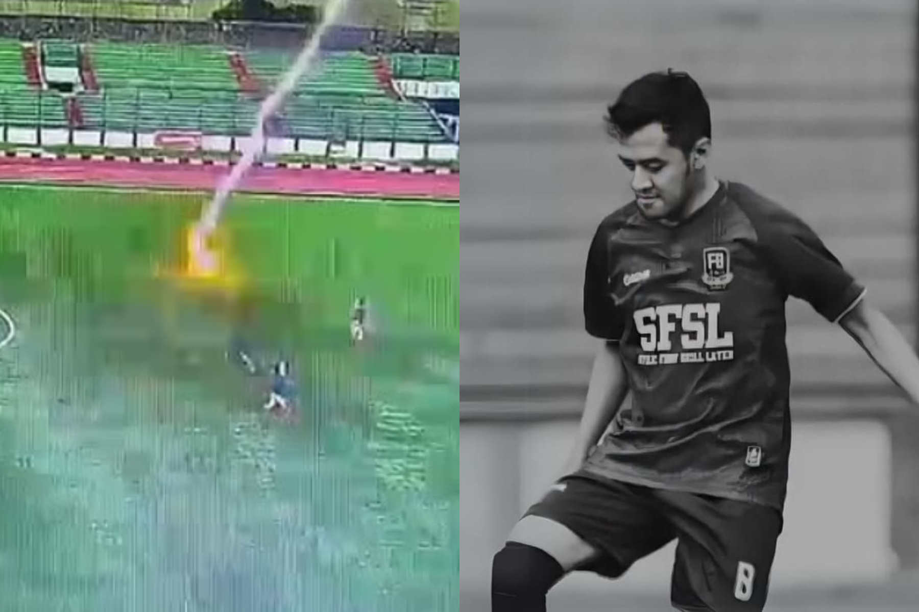 Un fotbalist a fost ucis de fulger în timpul unui meci, în Indonezia