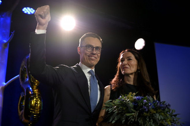 Election reception of NCP presidential candidate Alexander Stubb