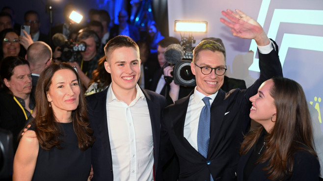 Election reception of NCP presidential candidate Alexander Stubb