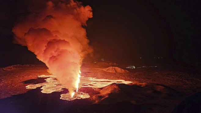 Iceland Sundhnukar Volcanic Eruption