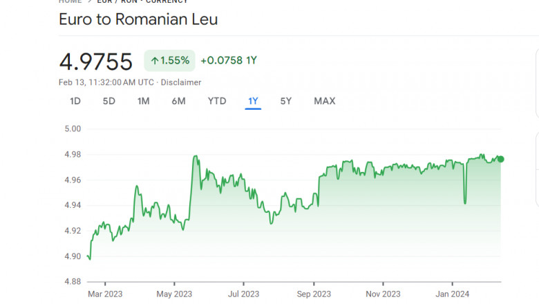 De ce e cursul stabil, explicatiile BNR