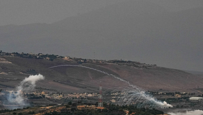 bombardamente la granita dintre israel si liban