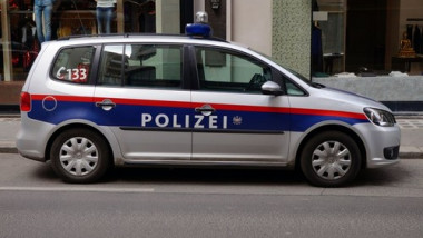 Police car in Vienna, Austria