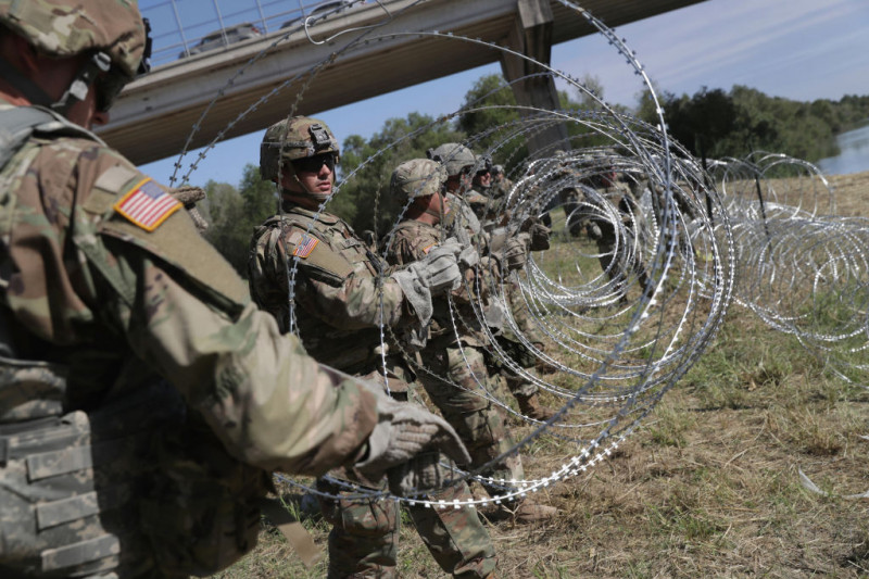 Troops Arrive To U.S. Mexico Border Spots Where Migrant Caravan May Arrive In Coming Weeks