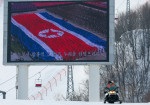 Russian tourists in North Korean ski resort