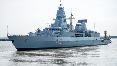 Frigate "Hessen" departs from home port Wilhelmshaven