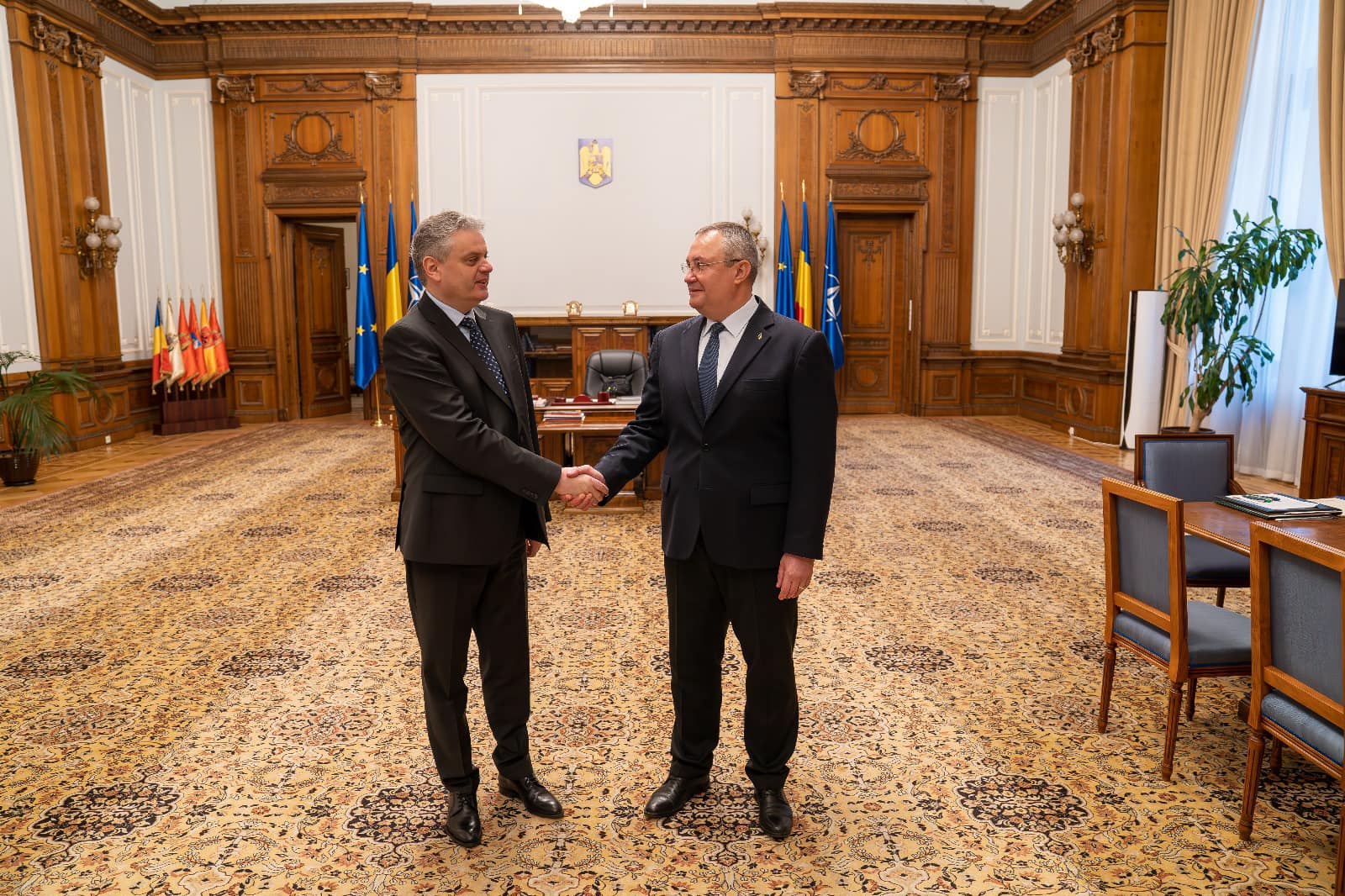 Ciucă, după întâlnirea cu vicepremierul R. Moldova: Problema transnistreană are nevoie de o soluţie paşnică şi durabilă