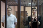 Sentencing hearing for Belarus opposition activists Kolesnikova and Znak