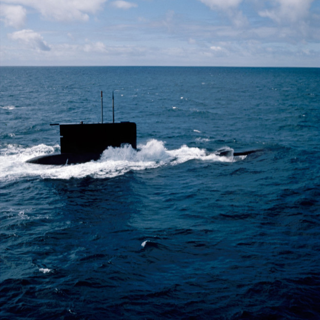 Submarine, Falklands War, 1982. Creator: Luis Rosendo.