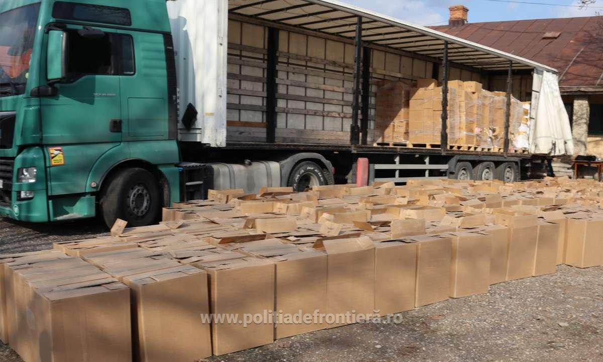 Captură de 11 milioane de lei în Vama Giurgiu. Marfa descoperită într-un camion care venea din Turcia și urma să ajungă în Germania