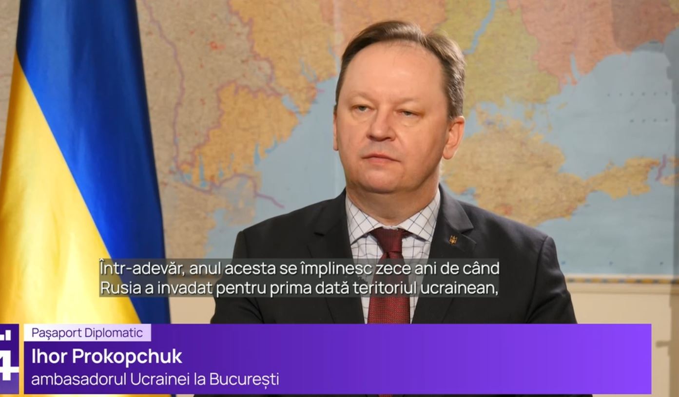 10 ani de agresiune rusă. Ambasadorul Ucrainei: Durata războiului depinde de sprijinul pe care îl primim