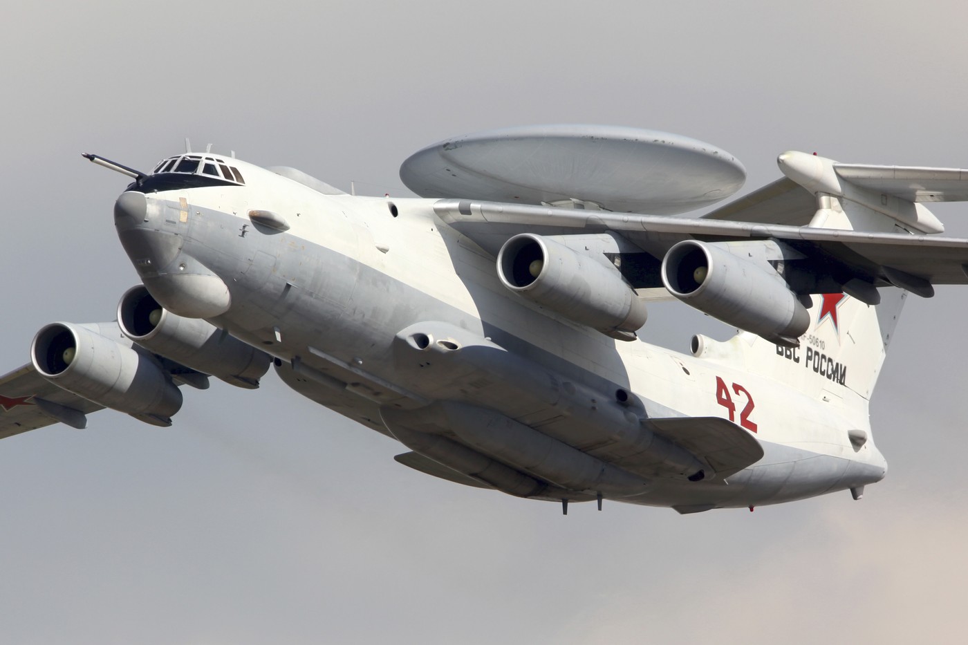Lovitură grea pentru ruși. Forțele ucrainene au mai doborât un avion-spion rusesc A-50