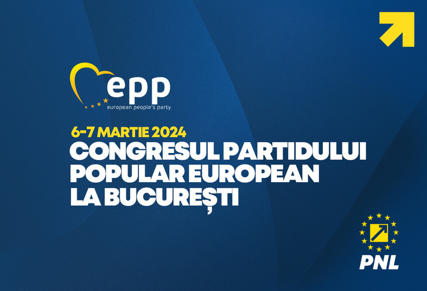 Congres PPE la București: Von der Leyen, Metsola și Nehammer, pe lista oficialilor care vor fi în România pe 6-7 martie
