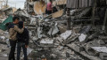 copii printre ruine in fasia gaza