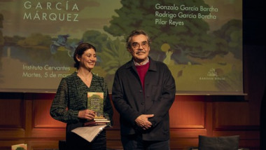 The Children Of The Nobel Prize-Winning Writer Gabriel GarcĂ­a MĂˇrquez, Gonzalo GarcĂ­a Barcha And Rodrigo GarcĂ­a Barcha Present Their Father's Unpublished Novel: 'En Agosto Nos Vemos' - 5 Mar 2024