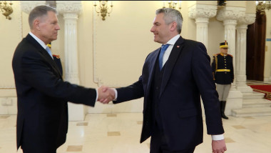 Cancelarul Austriei, Karl Nehammer, a fost primit de președintele Klaus Iohannis la Palatul Cotroceni.