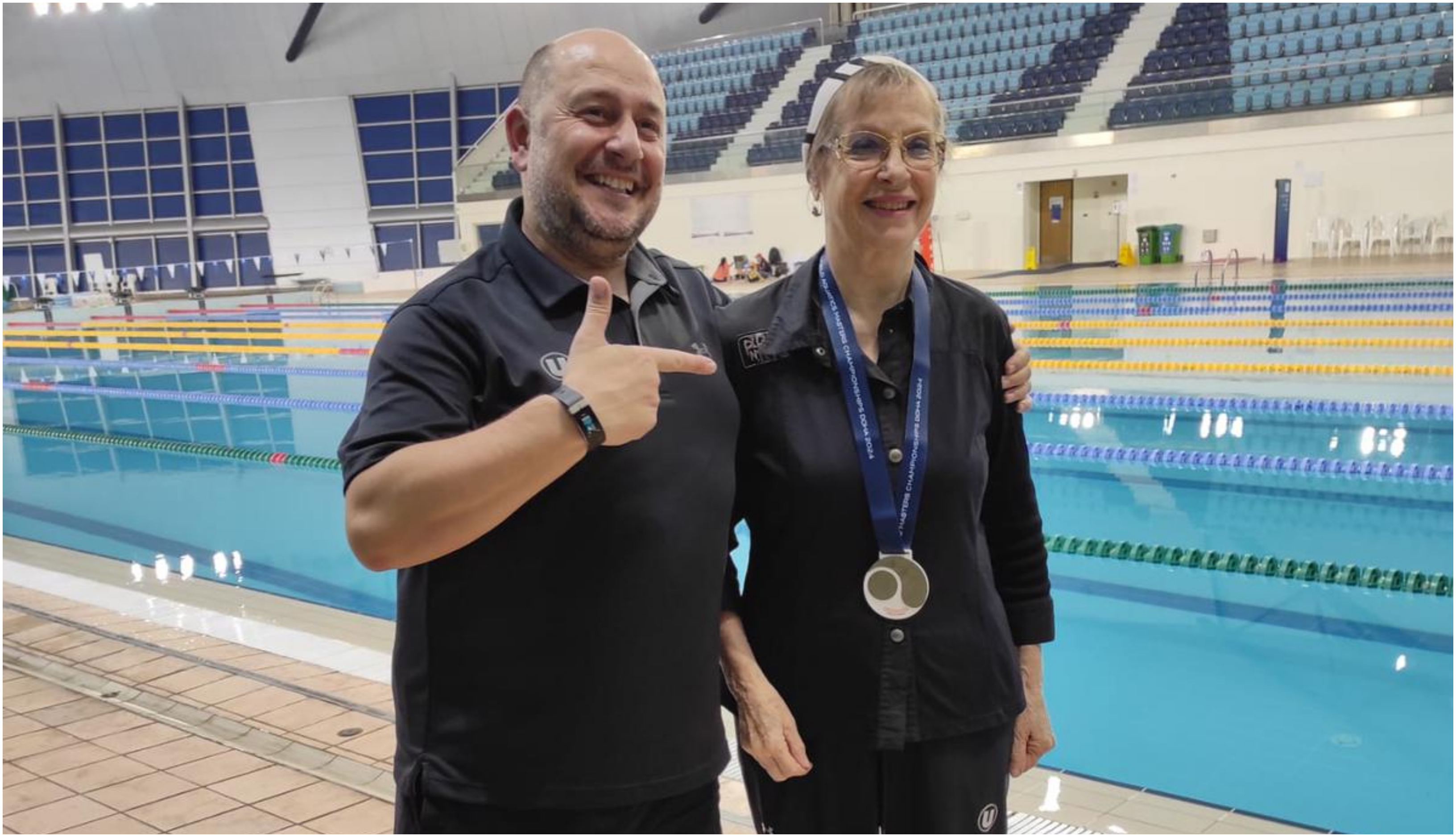 O sportivă de 81 de ani din Cluj-Napoca a câștigat 4 medalii de aur la Campionatele Mondiale de Natație de la Doha