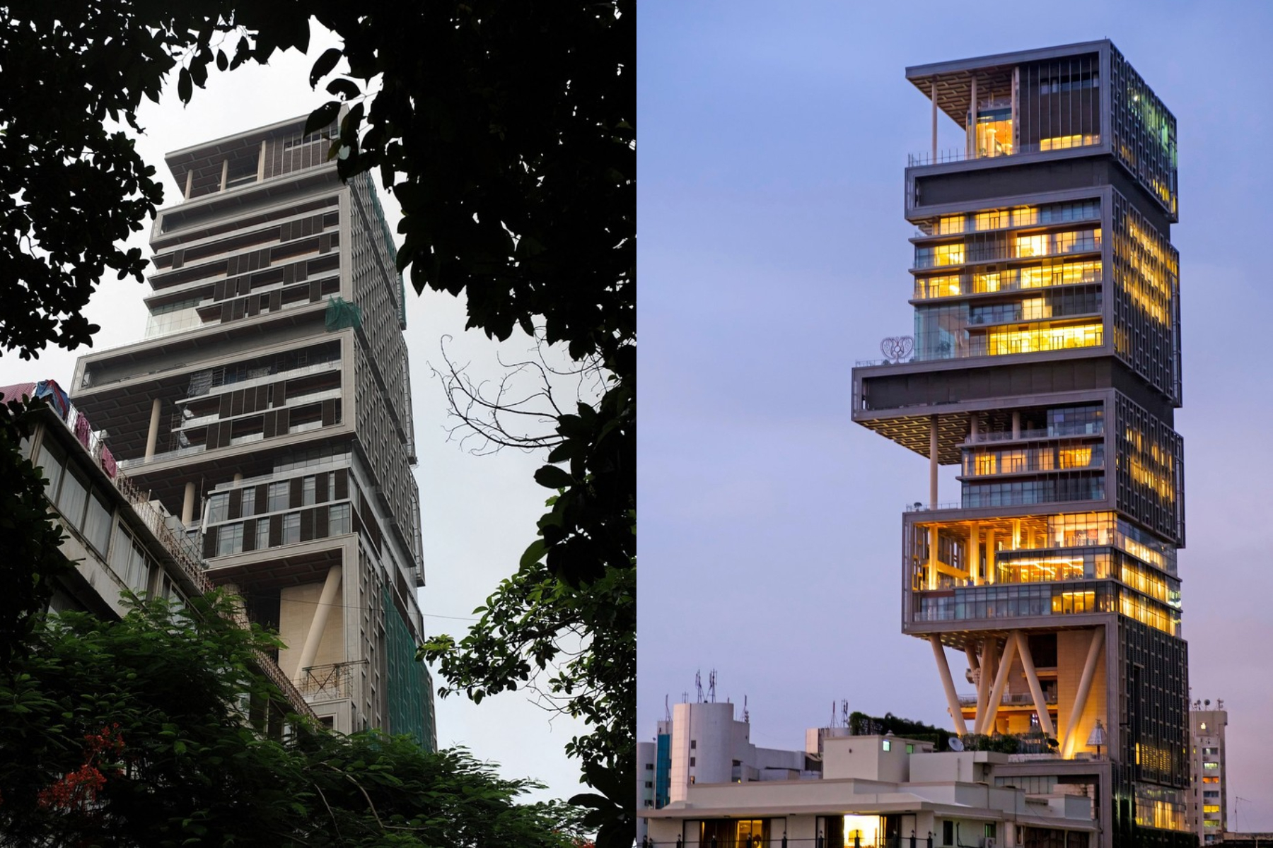 Antilia, cea mai scumpă locuință din lume, cu 27 de etaje și garaj pentru 168 de mașini, construită pentru o familie de 5 persoane