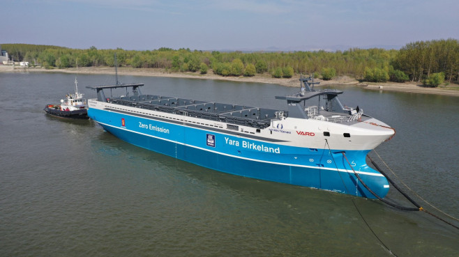 World's First Autonomous And Emission-Free Containership
