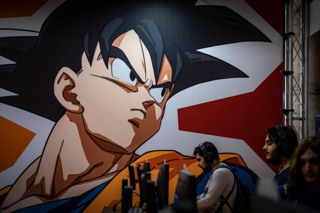 Barcelona, Spain. 29th Nov, 2019. Akira Toriyama Dragon Ball Z graphic portrait seen during the festival.The NiceOne Barcelona Gaming &amp; Digital Experiences Festival dedicated to the video game industry and virtual reality takes place at the Gran Va fairgr