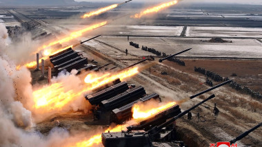exerciții militare desfășurate de Coreea de Nord la granița cu Coreea de Sud