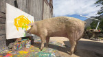 PIGCASSO PAINTS TWO AFRICAN ELEPHANTS