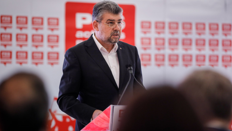 Președintele PSD, Marcel Ciolacu