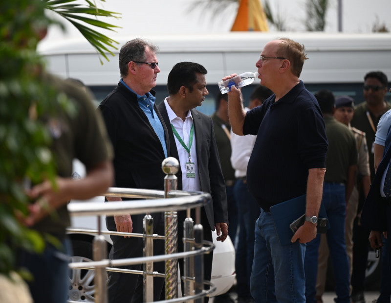 Larry Fink Arrives For Anant Ambaniâ€™s Pre Wedding In Jamnagar, India - 01 Mar 2024